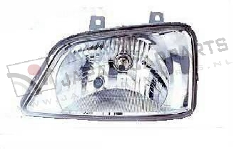 Koplamp met niv. reg. (helder) Links