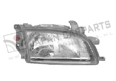 Koplamp met niv. reg. Rechts