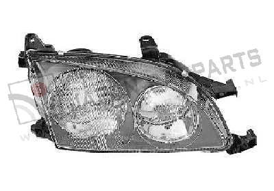 Koplamp met niv. reg. Rechts