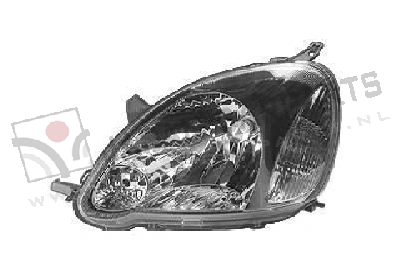 Koplamp met niv.reg. (type 03/05) Links