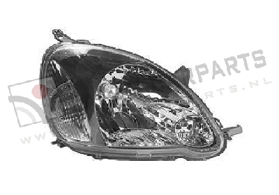 Koplamp met niv.reg. (type 03/05) Rechts