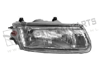 Koplamp met niv. reg. Links