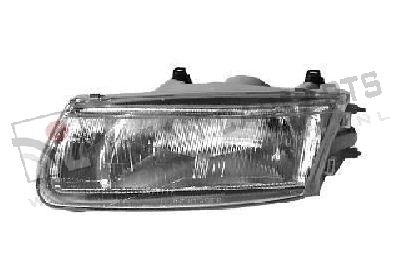 Koplamp met niv. reg. Rechts