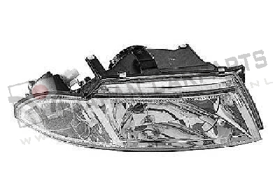 Koplamp (chrome) Rechts