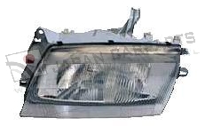 Koplamp met niv.reg. (type 97/98) Links