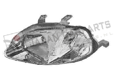 Koplamp (Valeo type) met niv. reg. Links