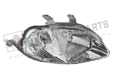 Koplamp (Valeo type) met niv. reg. Rechts