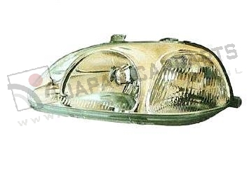 Koplamp (Coupe Stanley type) met niv.reg. Links