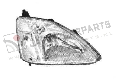 Koplamp (3DR/5DR) met niv. reg. Rechts
