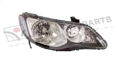 Koplamp met niv. reg. (helder) Rechts