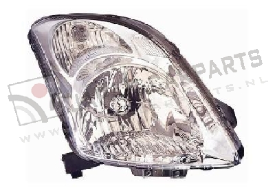 Koplamp met niv. reg. Rechts