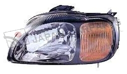 Koplamp met niv. reg. Links