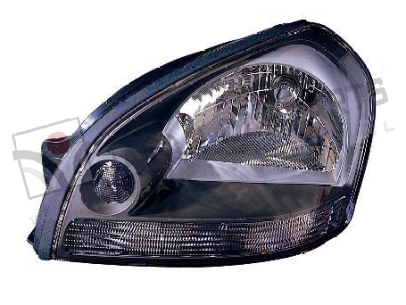 Koplamp met niv. reg. Links