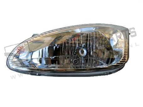 Koplamp met niv. reg. Links