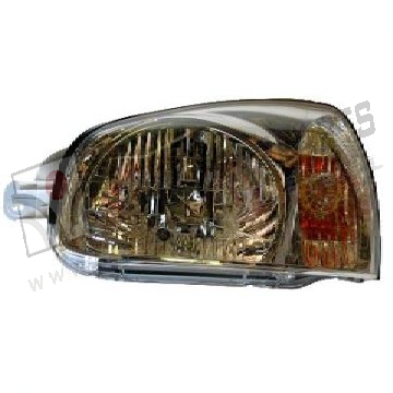 Koplamp met niv. reg. Links