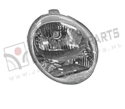 Koplamp met niv. reg. Rechts