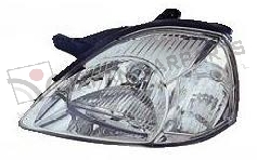 Koplamp met niv. reg. (helder) Links