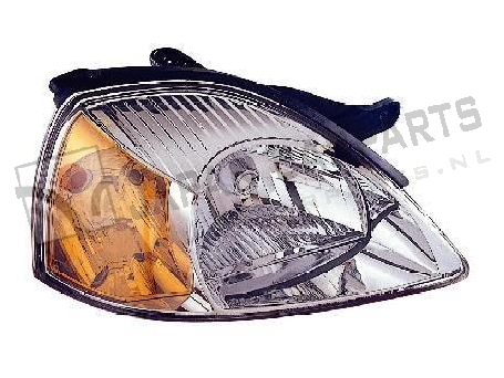 Koplamp met niv. reg. (met oranje vlak) Rechts