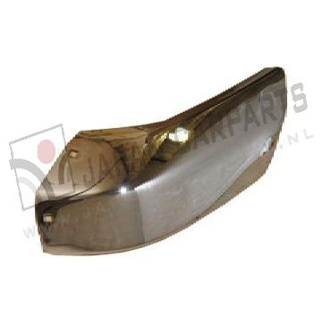 Voorbumper/hoek chrome (2WD) Links