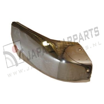 Voorbumper/hoek chrome (2WD) Rechts