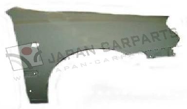 Voorscherm met mldg/gat(en) Rechts