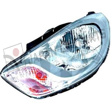 Koplamp met niv. reg. Links