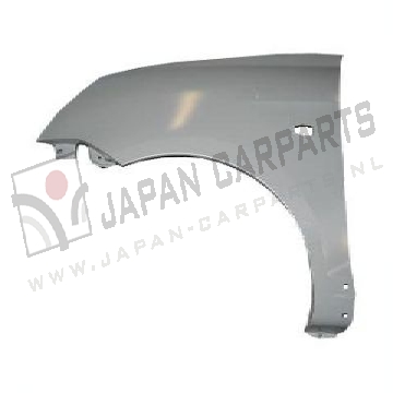 Voorscherm met mldg/gat(en) Links