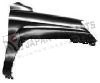 Voorscherm zonder mldg/gat(en) Rechts