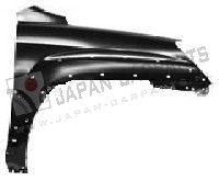 Voorscherm met mldg/gat(en) Rechts