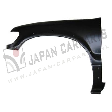 Voorscherm met mldg/gat(en) Links