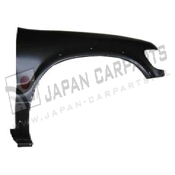 Voorscherm met mldg/gat(en) Rechts