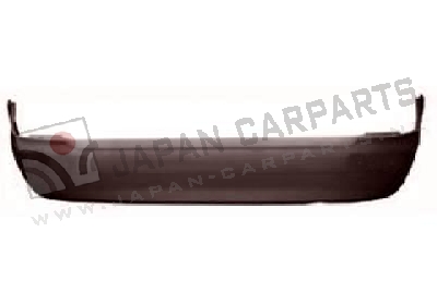 Achterbumper (zwart)