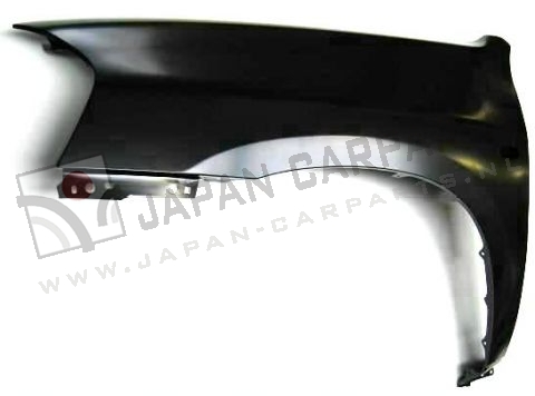 Voorscherm zonder mldg/gat(en) Links