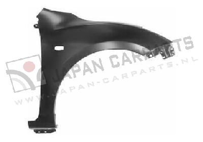 Voorscherm zonder mldg/gat(en) Rechts