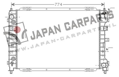 Radiateur (type 2.0 automaat)