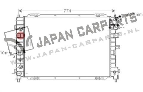 Radiateur (type 3.0 automaat)