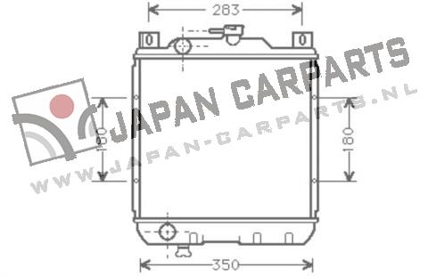 Radiateur (type 1.3 GTI)