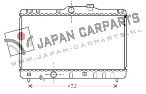 Radiateur (type 1.6/1.8 VVTI)