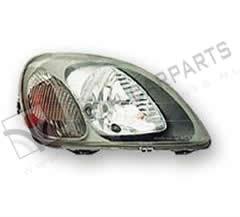 Koplamp incl. motor Rechts