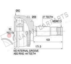 Homokineet (type 2.0 T/D)