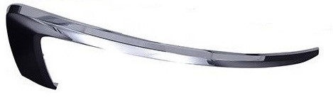 Chrome lijst voorbumper boven links