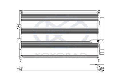 Condensor 1.3L Hybride